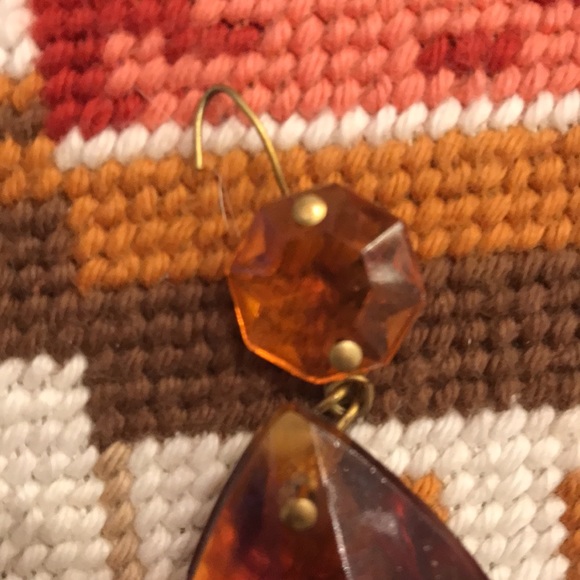 VINTAGE AMBER Crystals - Gorgeous - Picture 4 of 6